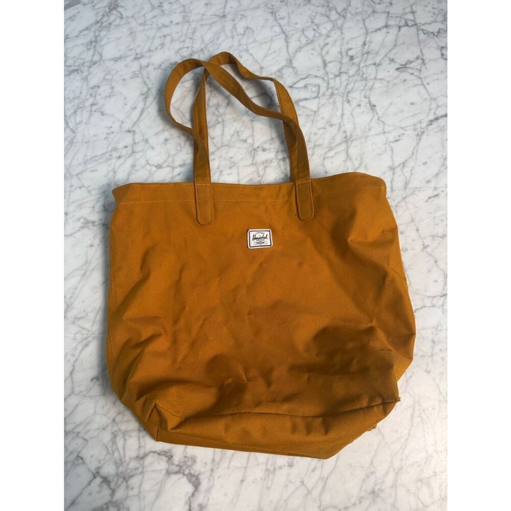 Herschel Supply Company Canvas Tote in Mustard Yellow